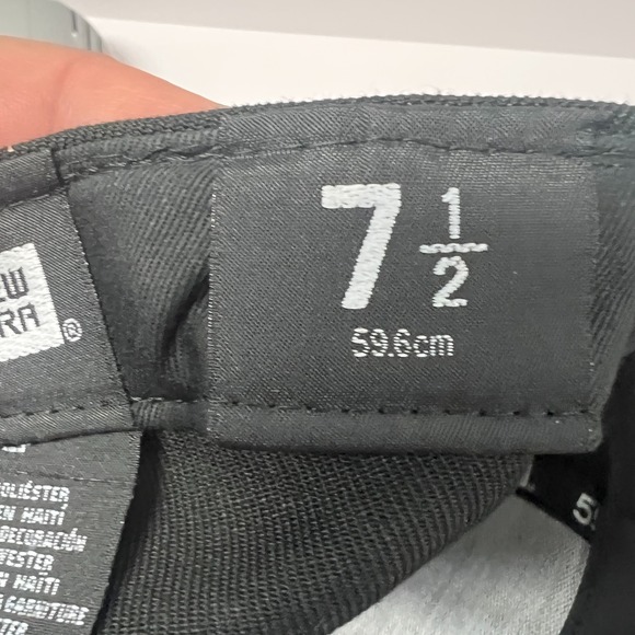 Sacramento Kings Hat Mens New Era 7 1/2 Black 59FIFTY Fitted NBA - Picture 11 of 14